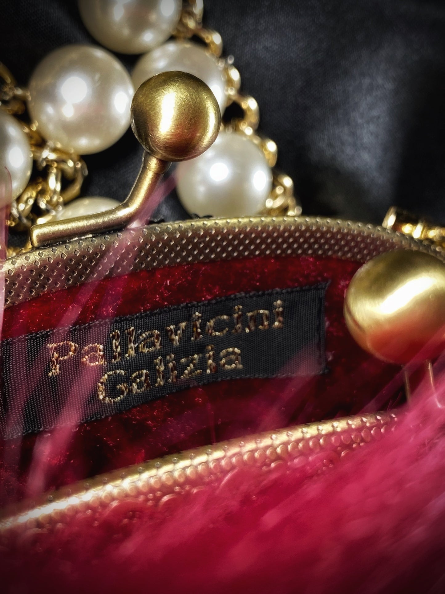 Meet Kylie. A hot pink, faux fur and plum coloured velvet handbag.